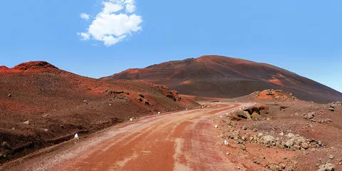 Fototapeta Piton de la Fournaise Track, spotkanie.