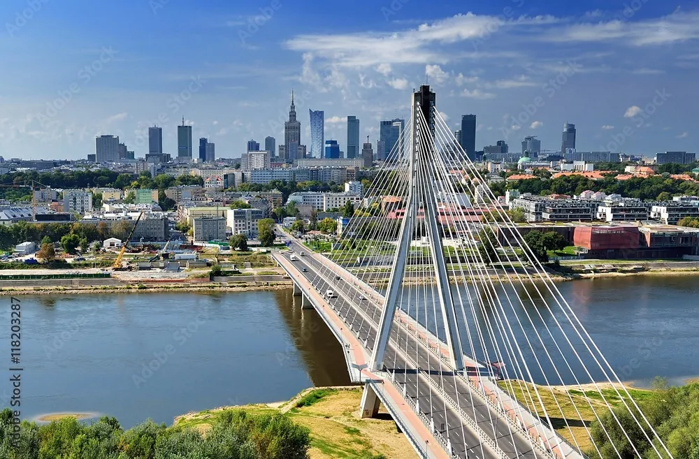 Fototapeta Warsaw.