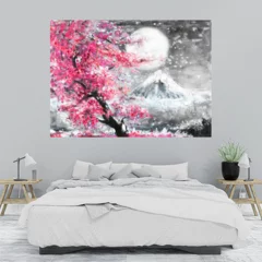 Obraz na płótnie w sypialni