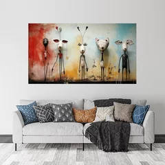 Obraz na płótnie w salonie