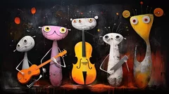 Obraz Kosmiczna Orkiestra Fantazji