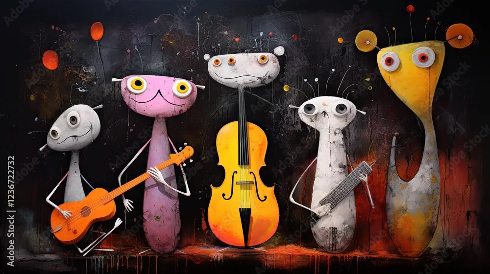 Obraz Kosmiczna Orkiestra Fantazji