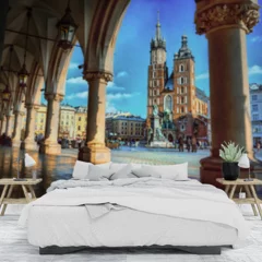 Obraz na płótnie w sypialni