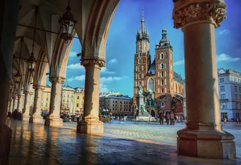 Fototapeta Kraków / Kraków w Polsce, Europie