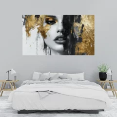 Obraz na płótnie w sypialni