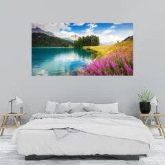 Obraz na płótnie w sypialni