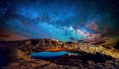 Fototapeta Droga Mleczna nad Mesa Arch