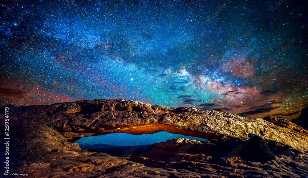 Fototapeta Droga Mleczna nad Mesa Arch