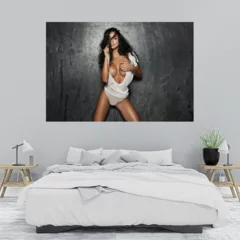 Obraz na płótnie w sypialni