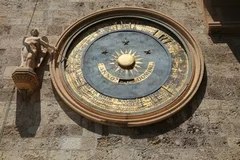 Obraz Zegar Astronomiczny na Starej Ścianie w Wenecji