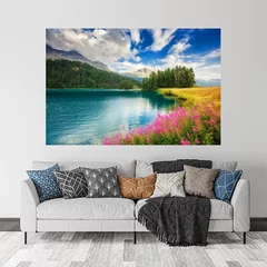 Obraz na płótnie w salonie