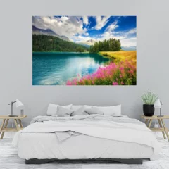 Obraz na płótnie w sypialni