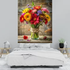 Obraz na płótnie w sypialni