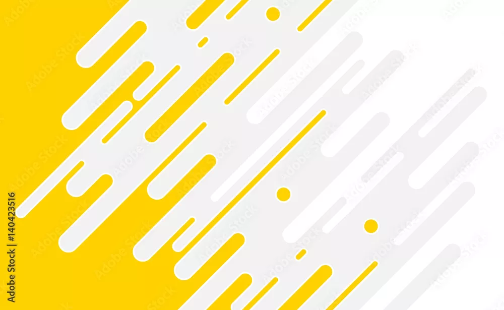 Obraz Dynamic Yellow and White Abstract Design