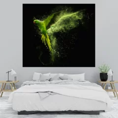 Obraz na płótnie w sypialni