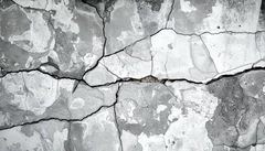 Fototapeta Industrialna Surowość: Tekstura Spękanego Muru