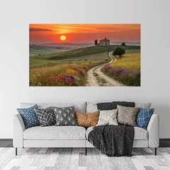 Obraz na płótnie w salonie