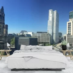 Obraz na płótnie w sypialni