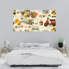 Obraz na płótnie w sypialni