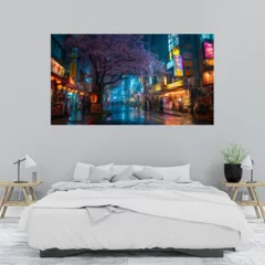 Obraz na płótnie w sypialni