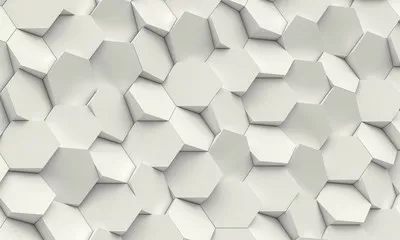 Fototapeta sześciokąt geometryczne tło