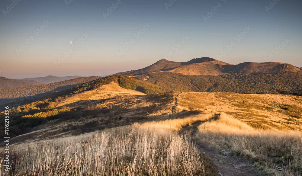 Fototapeta Beautiful mountains in Poland - Bieszczady