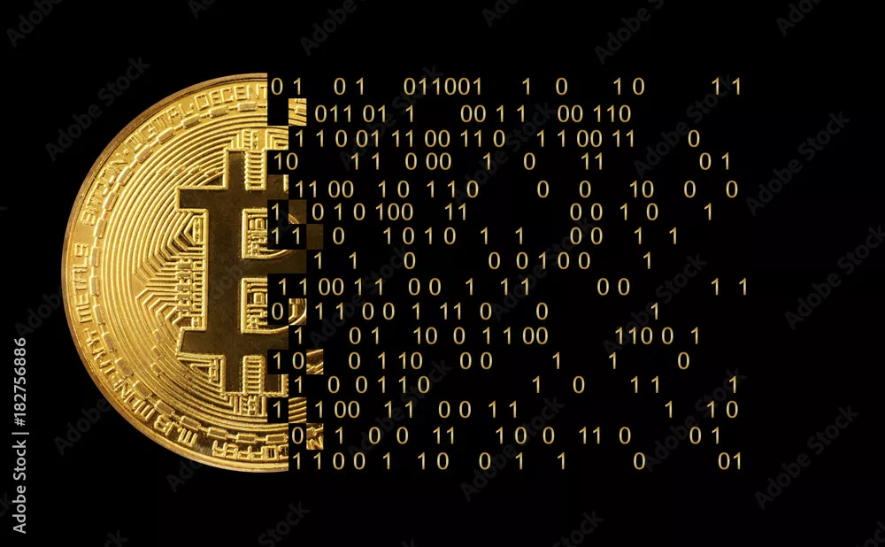 Obraz Bitcoin - nowa światowa waluta