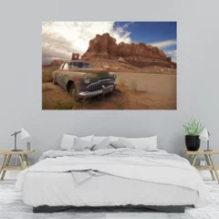 Obraz na płótnie w sypialni