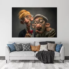 Obraz na płótnie w salonie