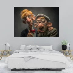 Obraz na płótnie w sypialni