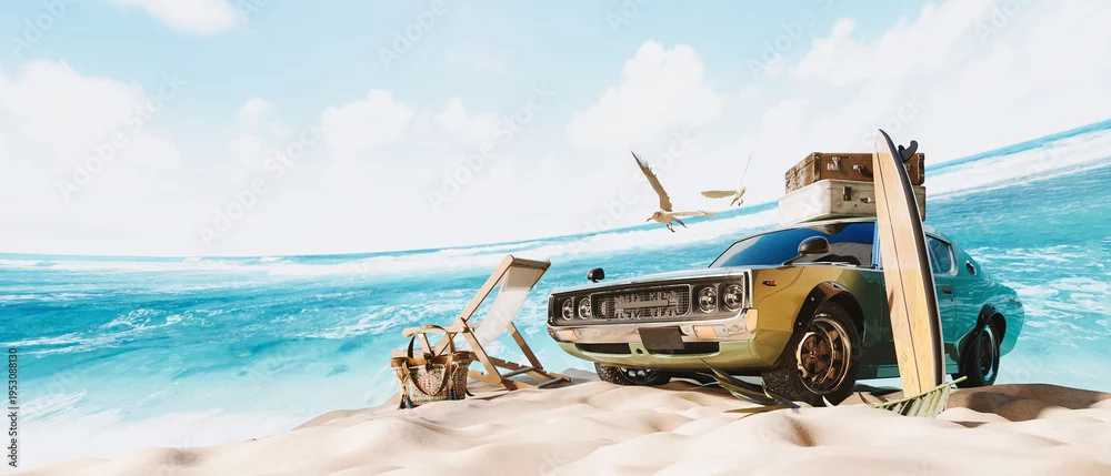 Obraz Letnia Przygoda na Plaży