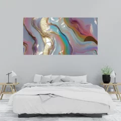 Obraz na płótnie w sypialni