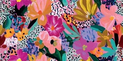 Obraz Kolorowa Harmonia Kwiatów