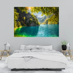 Obraz na płótnie w sypialni