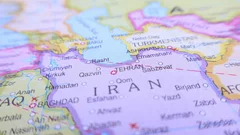 Obraz Geograficzna Perspektywa Bliskiego Wschodu