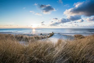 Obraz Piękno Plaży o Zachodzie Słońca