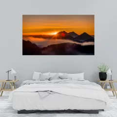 Obraz na płótnie w sypialni