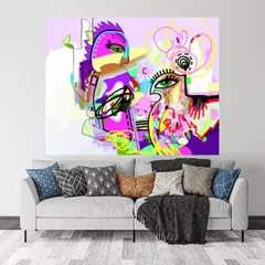 Obraz na płótnie w salonie