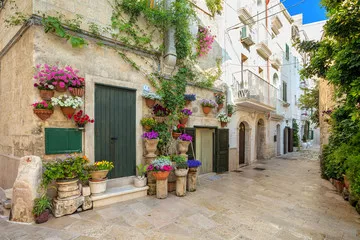 Fototapeta Malowniczy widok w Monopoli, prowincja Bari, Apulia, południowe Włochy.