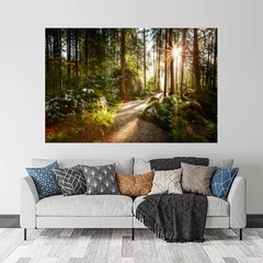 Obraz na płótnie w salonie