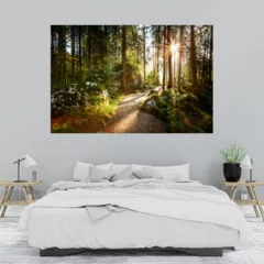 Obraz na płótnie w sypialni