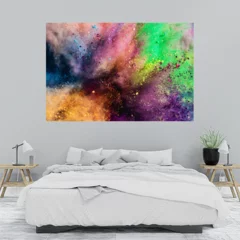 Obraz na płótnie w sypialni