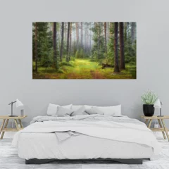 Obraz na płótnie w sypialni
