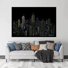 Obraz na płótnie w salonie