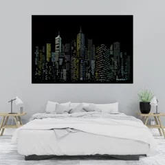 Obraz na płótnie w sypialni