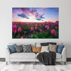 Obraz na płótnie w salonie