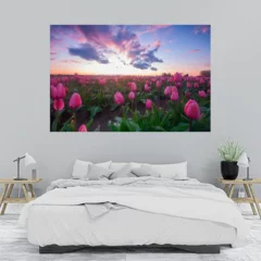 Obraz na płótnie w sypialni