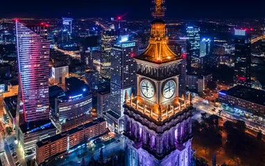 Obraz miasto Warszawa