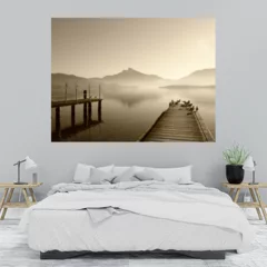 Obraz na płótnie w sypialni