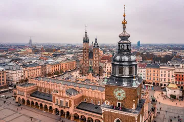 Fototapeta Kraków z lotu ptaka